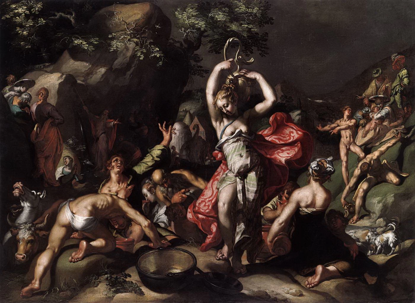 Mosè che colpisce la roccia e fra scaturire l'acqua - Metropolitan Museum of Art, New York